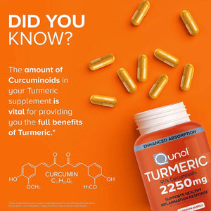 QUNOL - Qunol Turmeric Curcumin with Black Pepper 2250Mg. 90 Capsulas - The Red Vitamin MX - Suplementos Alimenticios - {{ shop.shopifyCountryName }}