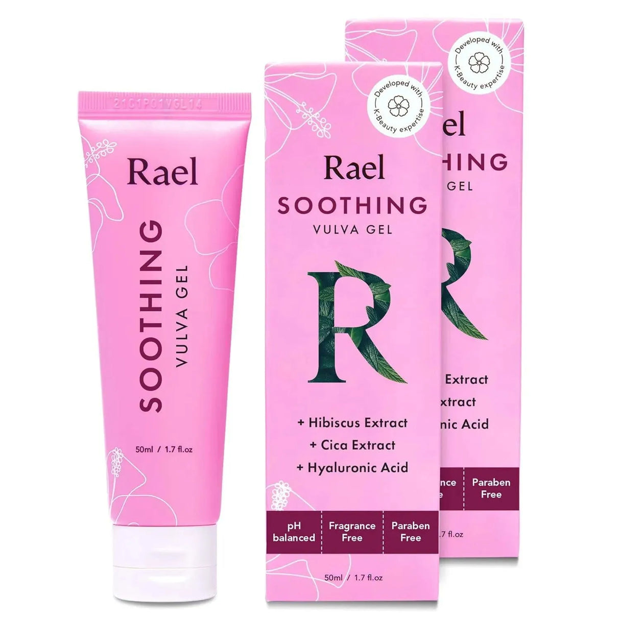 RAEL - Rael Vaginal Moisturizer 50Ml. 2 Pack - The Red Vitamin MX - Hidratantes Vaginales - {{ shop.shopifyCountryName }}