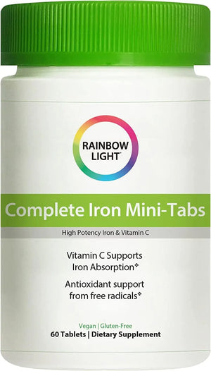 RAINBOW LIGHT - Rainbow Light Complete Iron Mini-Tabs 60 Tabletas - The Red Vitamin MX - Suplementos Alimenticios - {{ shop.shopifyCountryName }}