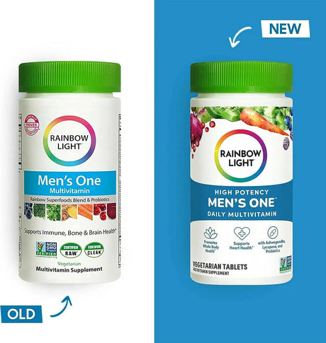 RAINBOW LIGHT - Rainbow Light Multivitamin for Men 150 Tabletas - The Red Vitamin MX - Suplementos Alimenticios - {{ shop.shopifyCountryName }}