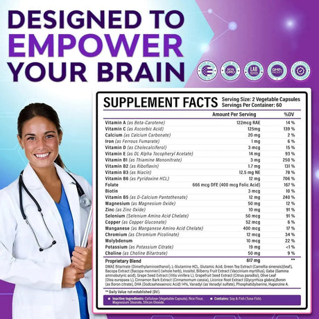 RAINBOW NUTRIENTS - Rainbow Nutrients 40-in-1 Brain Booster 120 Capsulas - The Red Vitamin MX - Suplementos Alimenticios - {{ shop.shopifyCountryName }}