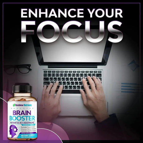 RAINBOW NUTRIENTS - Rainbow Nutrients 40-in-1 Brain Booster 120 Capsulas - The Red Vitamin MX - Suplementos Alimenticios - {{ shop.shopifyCountryName }}