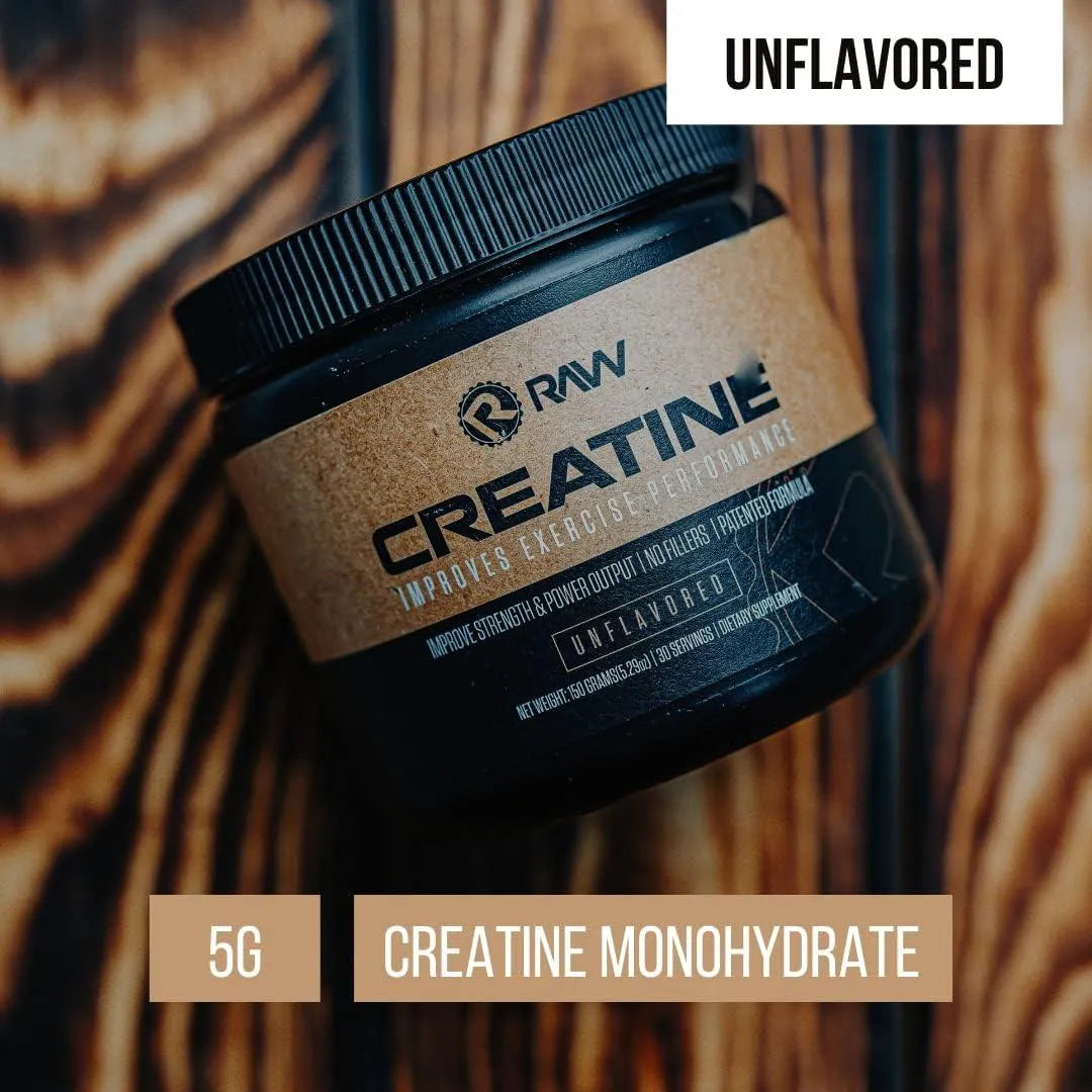 RAW NUTRITION - RAW Nutrition Creatine Monohydrate Powder Unflavored 30 Servicios 150Gr. - The Red Vitamin MX - Suplementos Alimenticios - {{ shop.shopifyCountryName }}