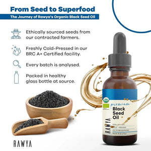 RAWYA - RAWYA Black Seed Oil 1.7 Fl.Oz. - The Red Vitamin MX - Suplementos Alimenticios - {{ shop.shopifyCountryName }}