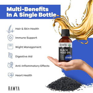 RAWYA - RAWYA Black Seed Oil Extra Strong 100Ml. - The Red Vitamin MX - Suplementos Alimenticios - {{ shop.shopifyCountryName }}