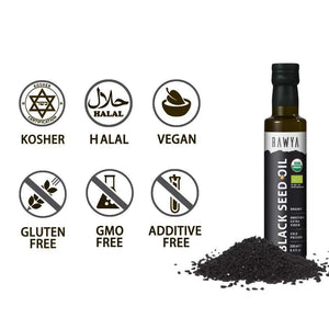 RAWYA - RAWYA Black Seed Oil Organic 250Ml. - The Red Vitamin MX - Suplementos Alimenticios - {{ shop.shopifyCountryName }}