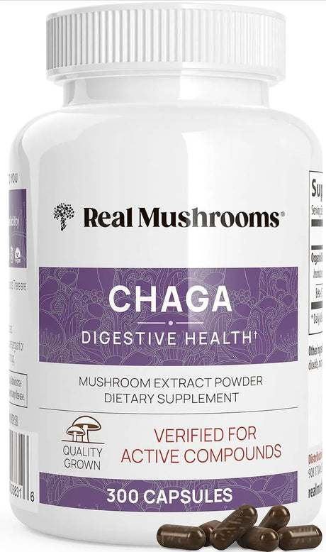 REAL MUSHROOMS - Real Mushrooms Chaga - The Red Vitamin MX - Suplementos Alimenticios - {{ shop.shopifyCountryName }}