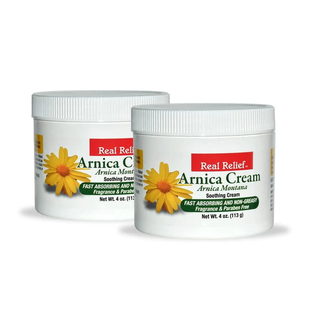 REAL RELIEF - Real Relief Arnica Cream 4 Oz. 2 Pack - The Red Vitamin MX - Suplementos Alimenticios - {{ shop.shopifyCountryName }}