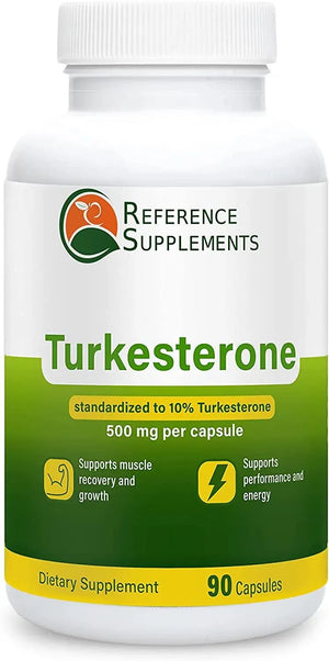 REFERENCE SUPPLEMENTS - Reference Supplements Turkesterone Supplement 500Mg. 90 Capsulas - The Red Vitamin MX - Suplementos Alimenticios - {{ shop.shopifyCountryName }}