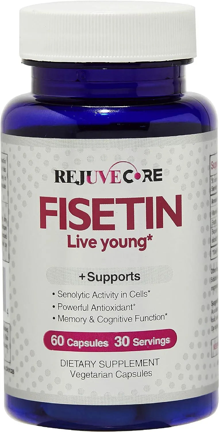 REJUVECORE - Rejuvecore Fisetin 60 Capsulas - The Red Vitamin MX - Suplementos Alimenticios - {{ shop.shopifyCountryName }}