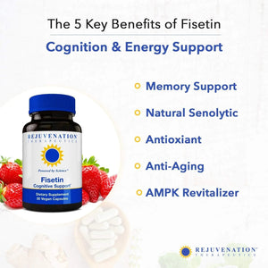 REJUVENATION THERAPEUTICS - Rejuvenation Therapeutics Fisetin 100Mg. 30 Capsulas - The Red Vitamin MX - Suplementos Alimenticios - {{ shop.shopifyCountryName }}