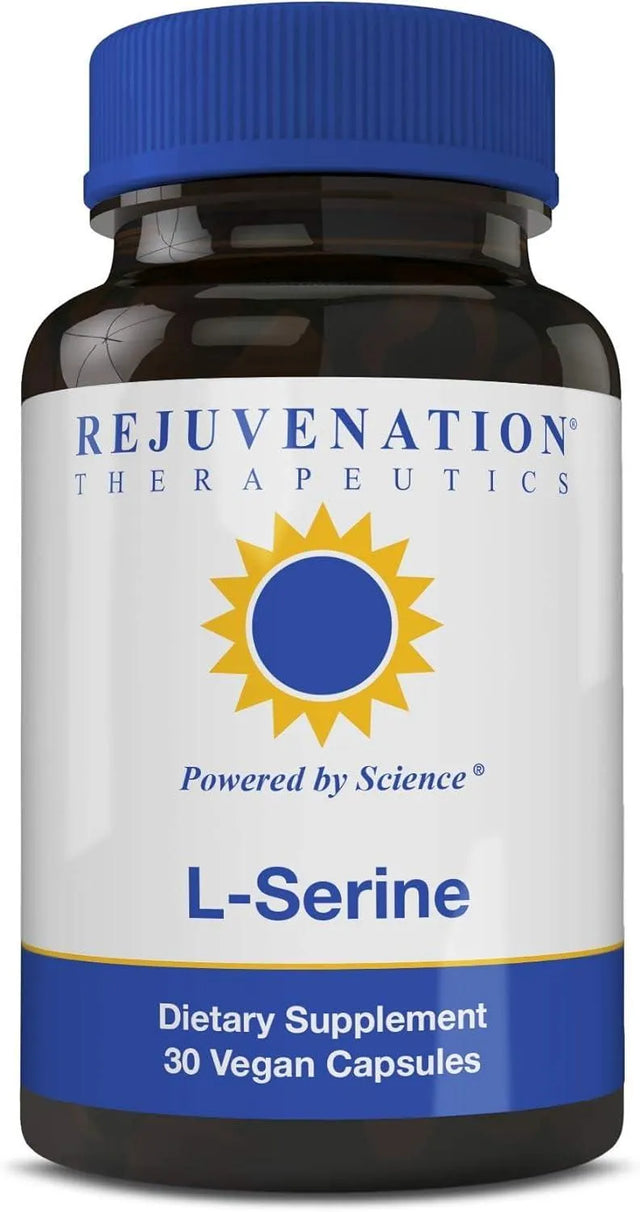 REJUVENATION THERAPEUTICS - Rejuvenation Therapeutics L-Serine 500Mg. 30 Capsulas - The Red Vitamin MX - Suplementos Alimenticios - {{ shop.shopifyCountryName }}