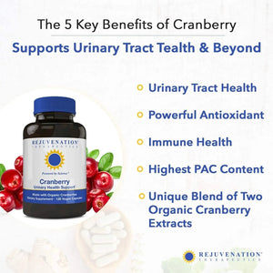 REJUVENATION THERAPEUTICS - Rejuvenation Therapeutics Organic Cranberry Extract 120 Capsulas - The Red Vitamin MX - Suplementos Alimenticios - {{ shop.shopifyCountryName }}