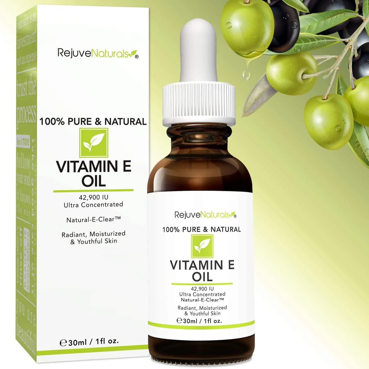 REJUVENATURALS - RejuveNaturals Vitamin E Oil 42,900 IU 30Ml. - The Red Vitamin MX - Suplementos Alimenticios - {{ shop.shopifyCountryName }}