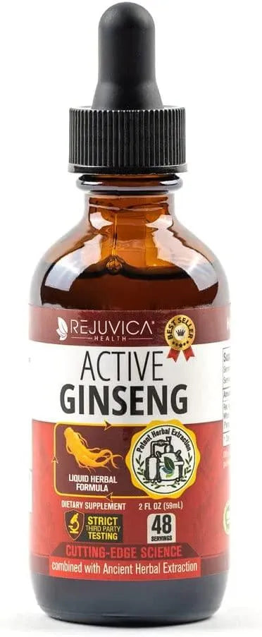 REJUVICA - Rejuvica Health Active Ginseng Korean Red Panax Ginseng with Natural Ginsenosides 58Ml. - The Red Vitamin MX - Suplementos Alimenticios - {{ shop.shopifyCountryName }}