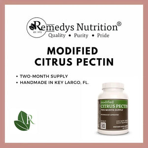 REMEDY´S NUTRITION - Remedy's Nutrition Modified Citrus Pectin Powder 1000Mg. 60 Capsulas - The Red Vitamin MX - Suplementos Alimenticios - {{ shop.shopifyCountryName }}