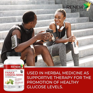 RENEW ACTIVES - Renew Actives Panax Ginseng Supplement 500Mg. 60 Capsulas - The Red Vitamin MX - Suplementos Alimenticios - {{ shop.shopifyCountryName }}