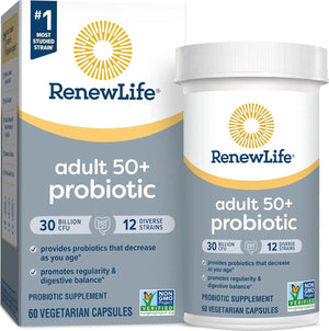 RENEWLIFE - Renew Life Probiotic Adult 50 Plus 60 Capsulas - The Red Vitamin MX - Suplementos Alimenticios - {{ shop.shopifyCountryName }}