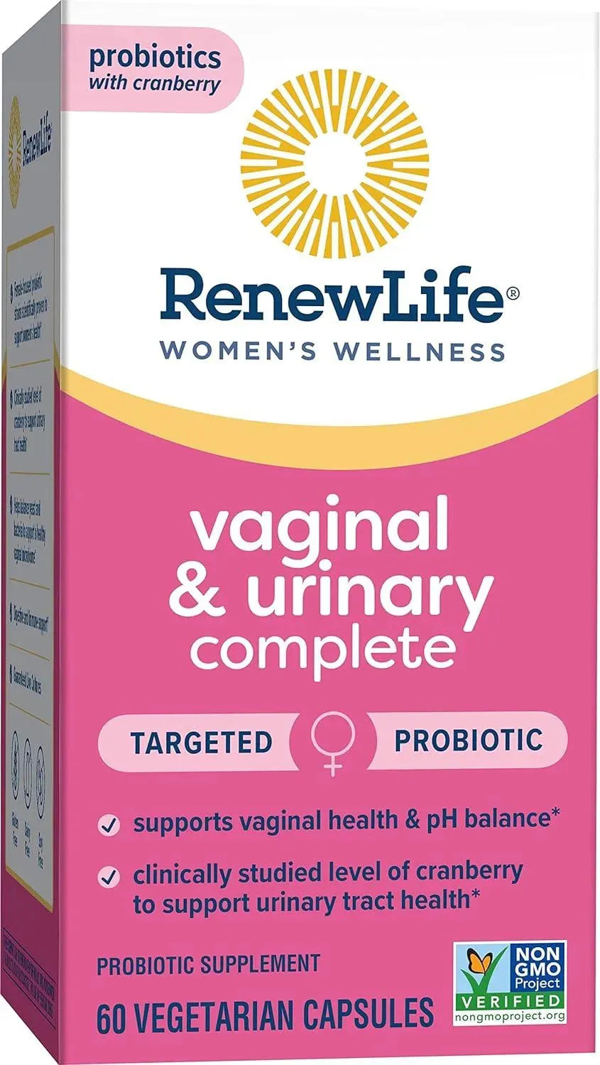 RENEWLIFE - Renew Life Vaginal and Urinary Probiotic 60 Capsulas - The Red Vitamin MX - Suplementos Alimenticios - {{ shop.shopifyCountryName }}