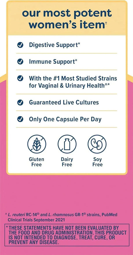 RENEWLIFE - Renew Life Women's Probiotic 90 Billion CFU 30 Capsulas - The Red Vitamin MX - Suplementos Alimenticios - {{ shop.shopifyCountryName }}