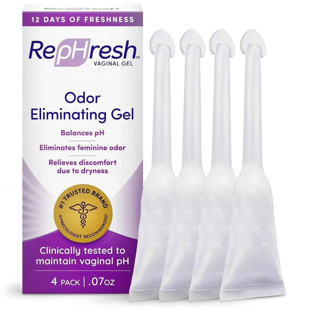 REPHRESH - RepHresh Odor Eliminating Vaginal Gel 4 Aplicaciones - The Red Vitamin MX - Hidratantes Vaginales - {{ shop.shopifyCountryName }}