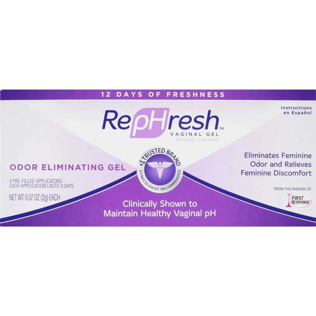 REPHRESH - RepHresh Odor Eliminating Vaginal Gel 4 Aplicaciones - The Red Vitamin MX - Hidratantes Vaginales - {{ shop.shopifyCountryName }}