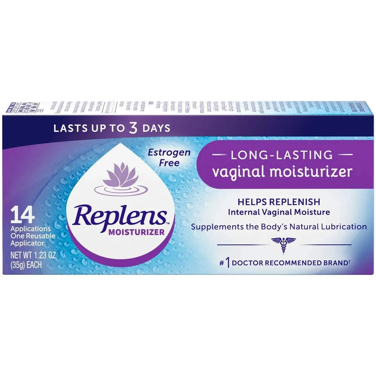 REPLENS - Replens Long-Lasting Vaginal Moisturizer 14 Aplicaciones - The Red Vitamin MX - Hidratantes Vaginales - {{ shop.shopifyCountryName }}