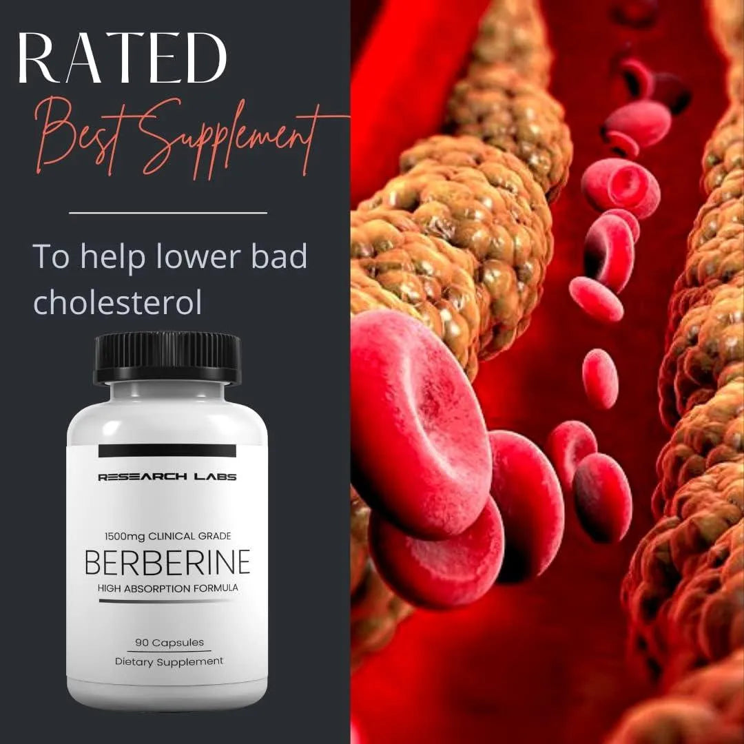 RESEARCH LABS - Research Labs Clinical Grade Berberine 1500Mg. 90 Capsulas - The Red Vitamin MX - Suplementos Alimenticios - {{ shop.shopifyCountryName }}