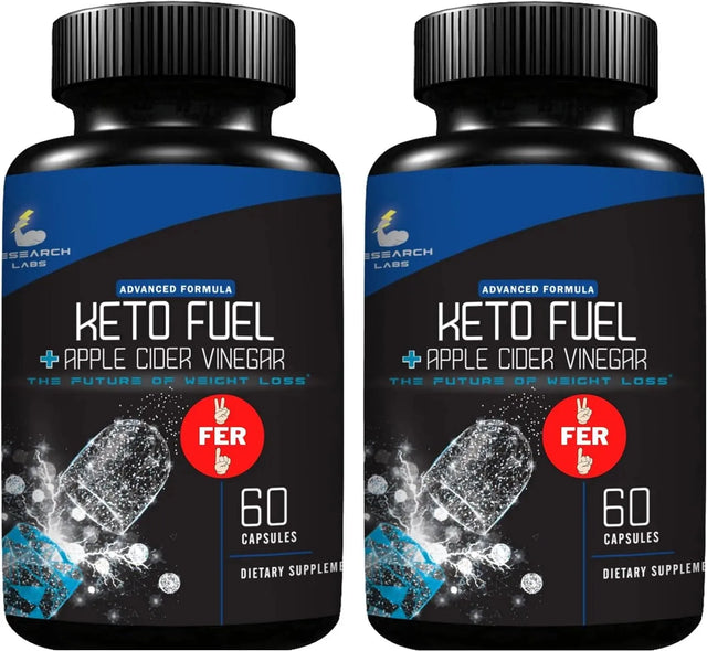 RESEARCH LABS - Research Labs Keto Fuel w/ Apple Cider Vinegar 60 Capsulas 2 Pack - The Red Vitamin MX - Suplementos Alimenticios - {{ shop.shopifyCountryName }}