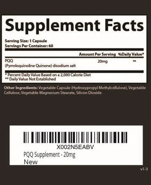 RESEARCH LABS - Research Labs Ultra High Purity 20Mg. PQQ 120 Capsulas - The Red Vitamin MX - Suplementos Alimenticios - {{ shop.shopifyCountryName }}