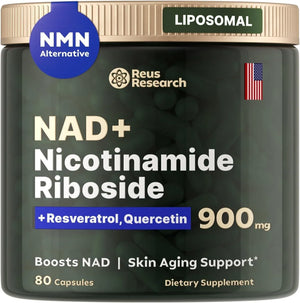 REUS RESEARCH - Reus Research Liposomal NAD Supplement 80 Capsulas - The Red Vitamin MX - Suplementos Alimenticios - {{ shop.shopifyCountryName }}