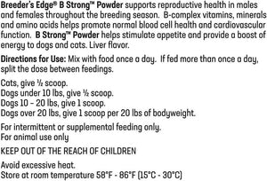 REVIVAL ANIMAL HEALTH - Breeder's Edge B Strong Powder B-Complex Vitamins 300Gr. - The Red Vitamin MX - Suplementos Alimenticios - {{ shop.shopifyCountryName }}