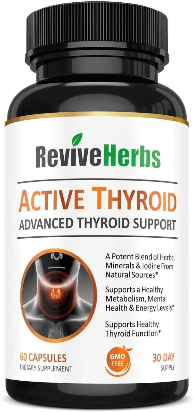 REVIVE HERBS - Revive Herbs Premium Thyroid Support 60 Capsulas - The Red Vitamin MX - Suplementos Alimenticios - {{ shop.shopifyCountryName }}