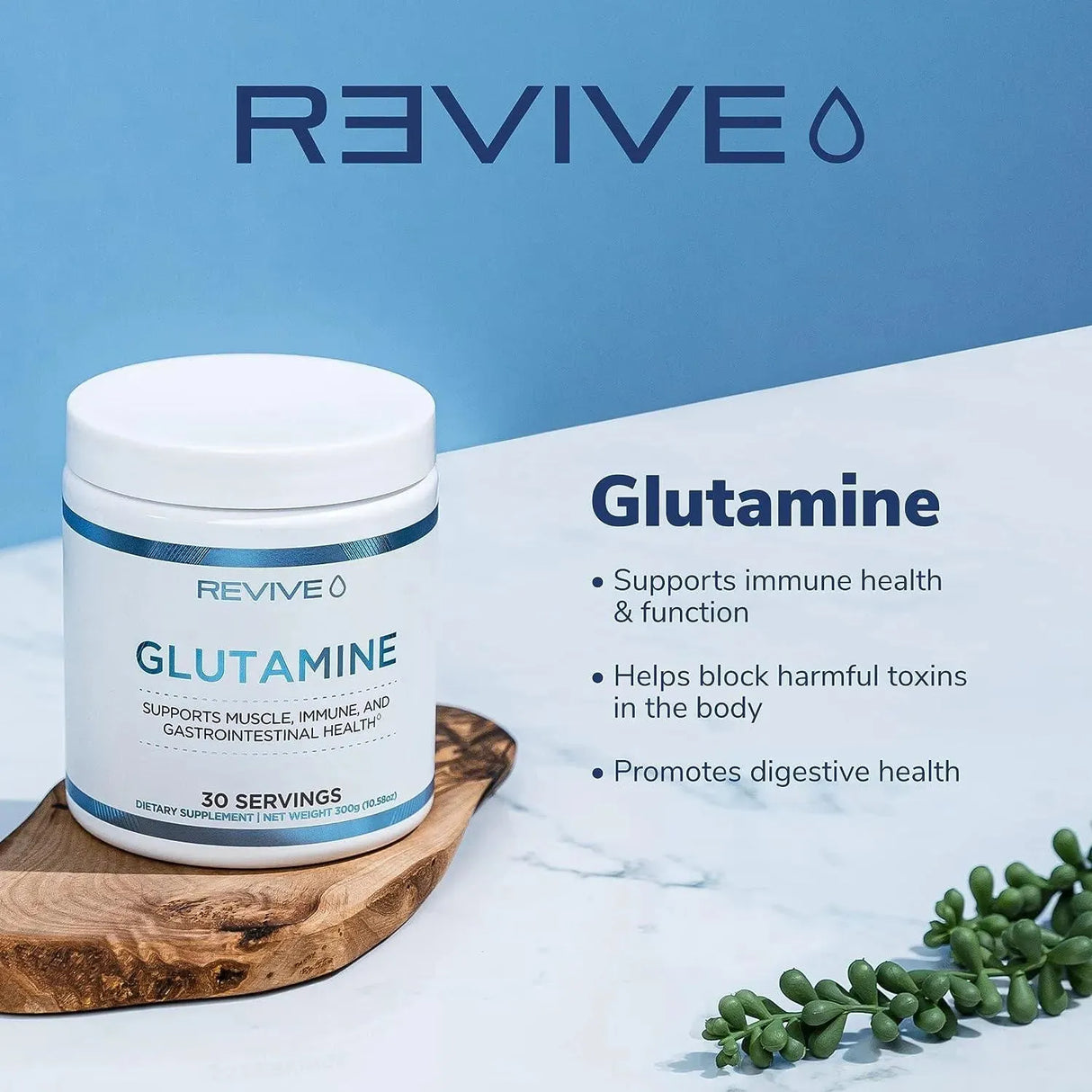 REVIVE - REVIVE Gut L-Glutamine Powder 30 Servicios 300Gr. - The Red Vitamin MX - Suplementos Alimenticios - {{ shop.shopifyCountryName }}