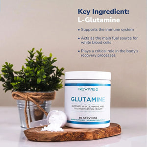 REVIVE - REVIVE Gut L-Glutamine Powder 30 Servicios 300Gr. - The Red Vitamin MX - Suplementos Alimenticios - {{ shop.shopifyCountryName }}