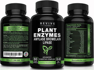 REVIVE - Revive Herbs Advanced Plant Based Digestive Enzymes 60 Capsulas - The Red Vitamin MX - Suplementos Alimenticios - {{ shop.shopifyCountryName }}