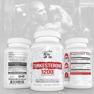 RICH PIANA 5% - 5% Nutrition Turkesterone 1200Mg. 200Mg. Ecdysterone 120 Capsulas - The Red Vitamin MX - Suplementos Alimenticios - {{ shop.shopifyCountryName }}