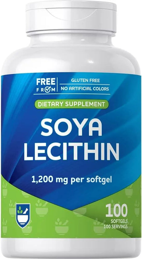 RITE AID - Rite Aid Lecithin Softgels 1200Mg. 100 Capsulas Blandas - The Red Vitamin MX - Suplementos Alimenticios - {{ shop.shopifyCountryName }}