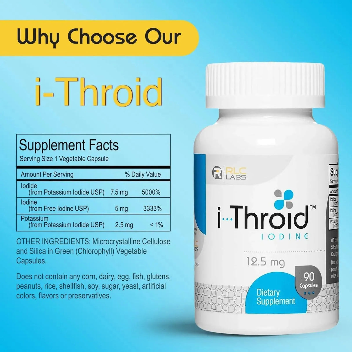 RLC - RLC i-Throid Support Thyroid Health 90 Capsulas - The Red Vitamin MX - Suplementos Alimenticios - {{ shop.shopifyCountryName }}