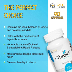 RLC - RLC i-Throid Support Thyroid Health 90 Capsulas - The Red Vitamin MX - Suplementos Alimenticios - {{ shop.shopifyCountryName }}