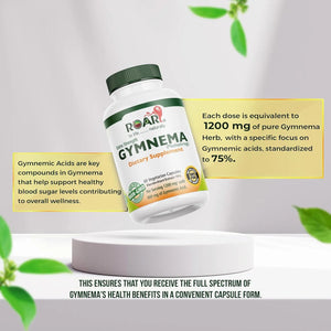 ROAR - ROAR Gymnema Sylvestre 1200Mg. 60 Capsulas - The Red Vitamin MX - Suplementos Alimenticios - {{ shop.shopifyCountryName }}