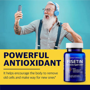 ROKIT AMERICA - ROKIT AMERICA Fisetin Supplement with Bio Perine 60 Capsulas - The Red Vitamin MX - Suplementos Alimenticios - {{ shop.shopifyCountryName }}