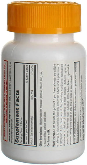 RUGBY LABORATORIES - Rugby Niacinamide 500Mg. 100 Tabletas - The Red Vitamin MX - Suplementos Alimenticios - {{ shop.shopifyCountryName }}