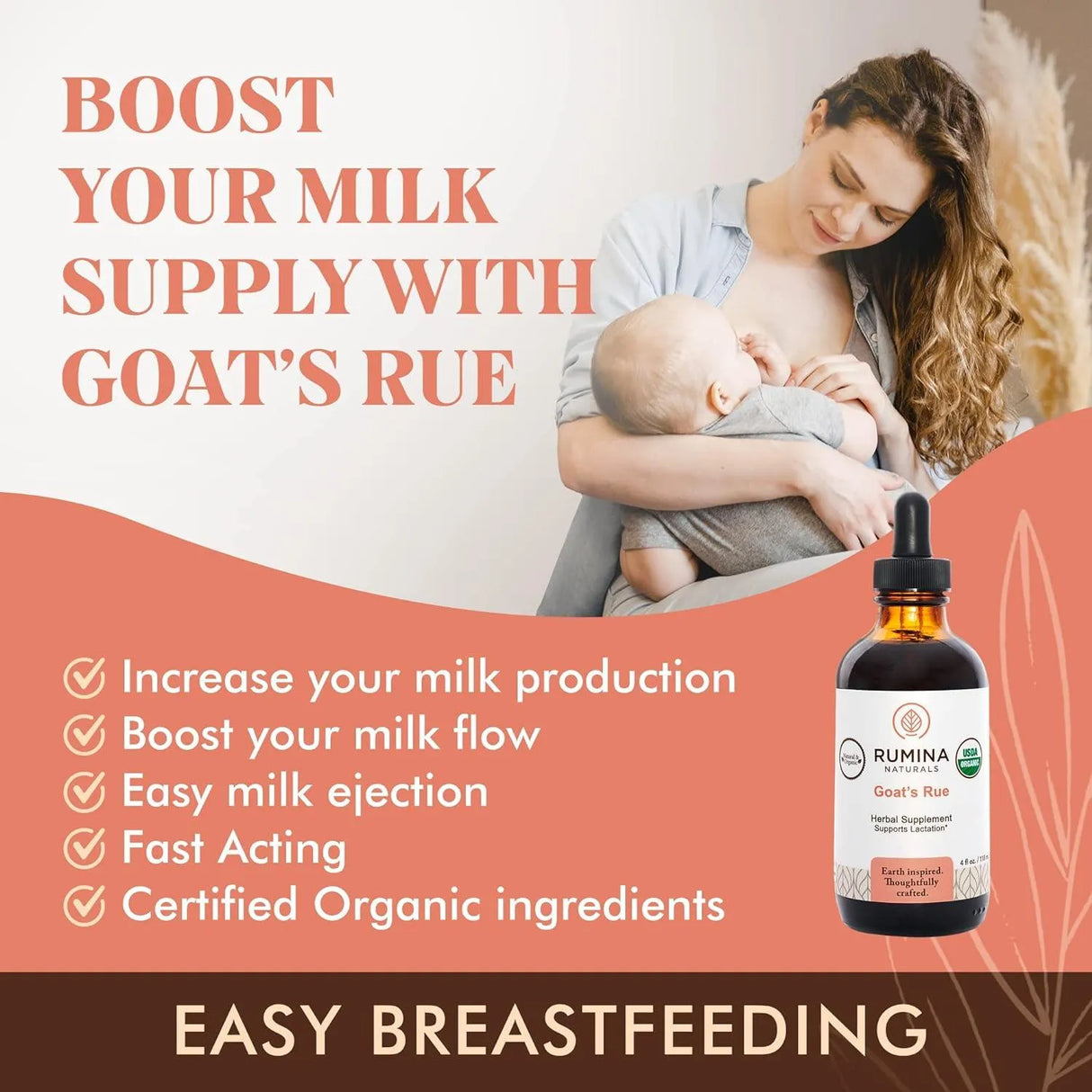 RUMINA NATURALS - Rumina Naturals Goats Rue Lactation Supplement 4 Fl.Oz. - The Red Vitamin MX - Suplementos Alimenticios - {{ shop.shopifyCountryName }}