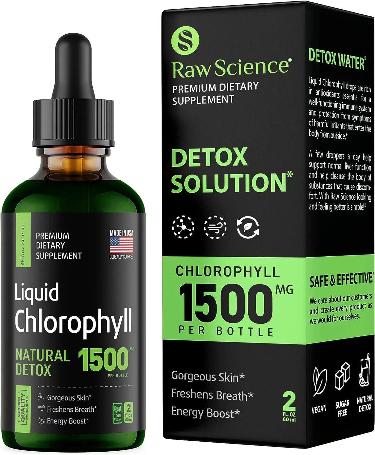 S RAW SCIENCE - S Raw Science Chlorophyll Liquid Drops 60Ml. - The Red Vitamin MX - Suplementos Alimenticios - {{ shop.shopifyCountryName }}