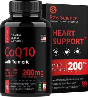 S RAW SCIENCE - S RAW SCIENCE High Absorption CoQ10 with Turmeric 200Mg. 60 Capsulas - The Red Vitamin MX - Suplementos Alimenticios - {{ shop.shopifyCountryName }}