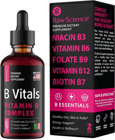 S RAW SCIENCE - S Raw Science Liquid Vitamin B Complex 60Ml. - The Red Vitamin MX - Suplementos Alimenticios - {{ shop.shopifyCountryName }}