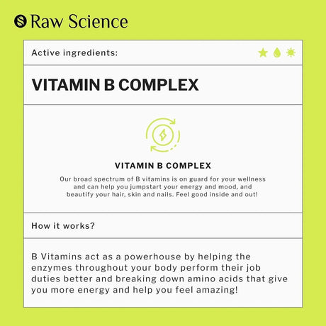 S RAW SCIENCE - S Raw Science Liquid Vitamin B Complex 60Ml. - The Red Vitamin MX - Suplementos Alimenticios - {{ shop.shopifyCountryName }}