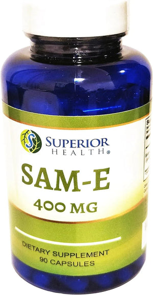 S SUPERIOR HEALTH - S SUPERIOR HEALTH SAM-e 400Mg. 90 Capsulas - The Red Vitamin MX - Suplementos Alimenticios - {{ shop.shopifyCountryName }}