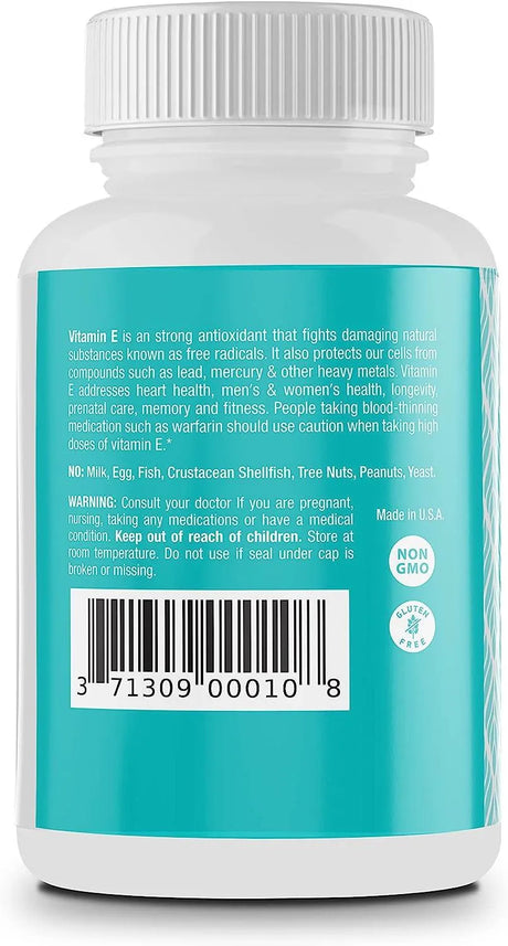 SAFREL - Safrel Vitamin E 180Mg. 240 Capsulas Blandas - The Red Vitamin MX - Suplementos Alimenticios - {{ shop.shopifyCountryName }}